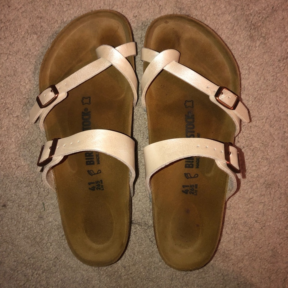 Birkenstock sz41 pearl mayari sandals